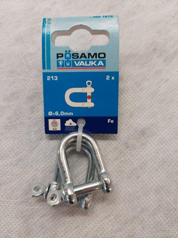 KEÐJULÁS D-LAGA 6MM PÖSAMO (2)