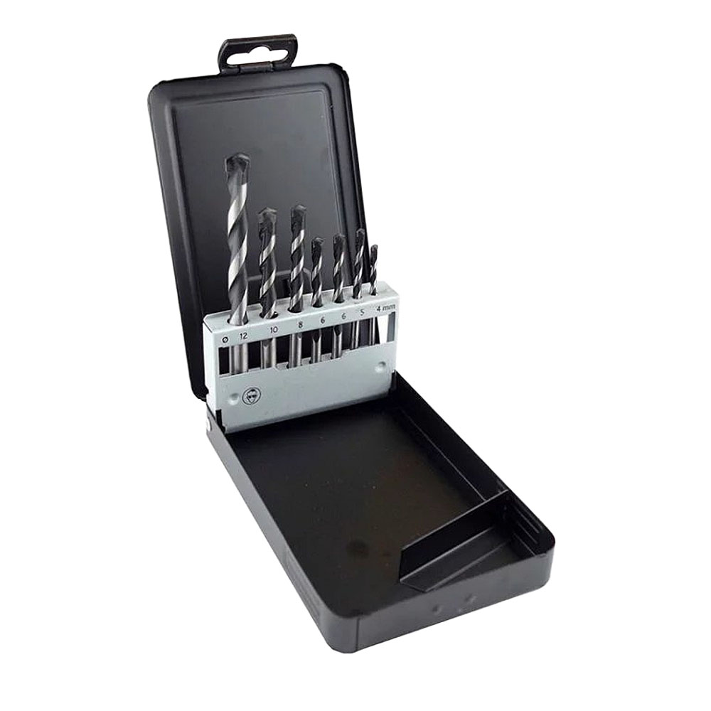 Steinborasett 7stk í járnboxi CD-Juwel 1210070169