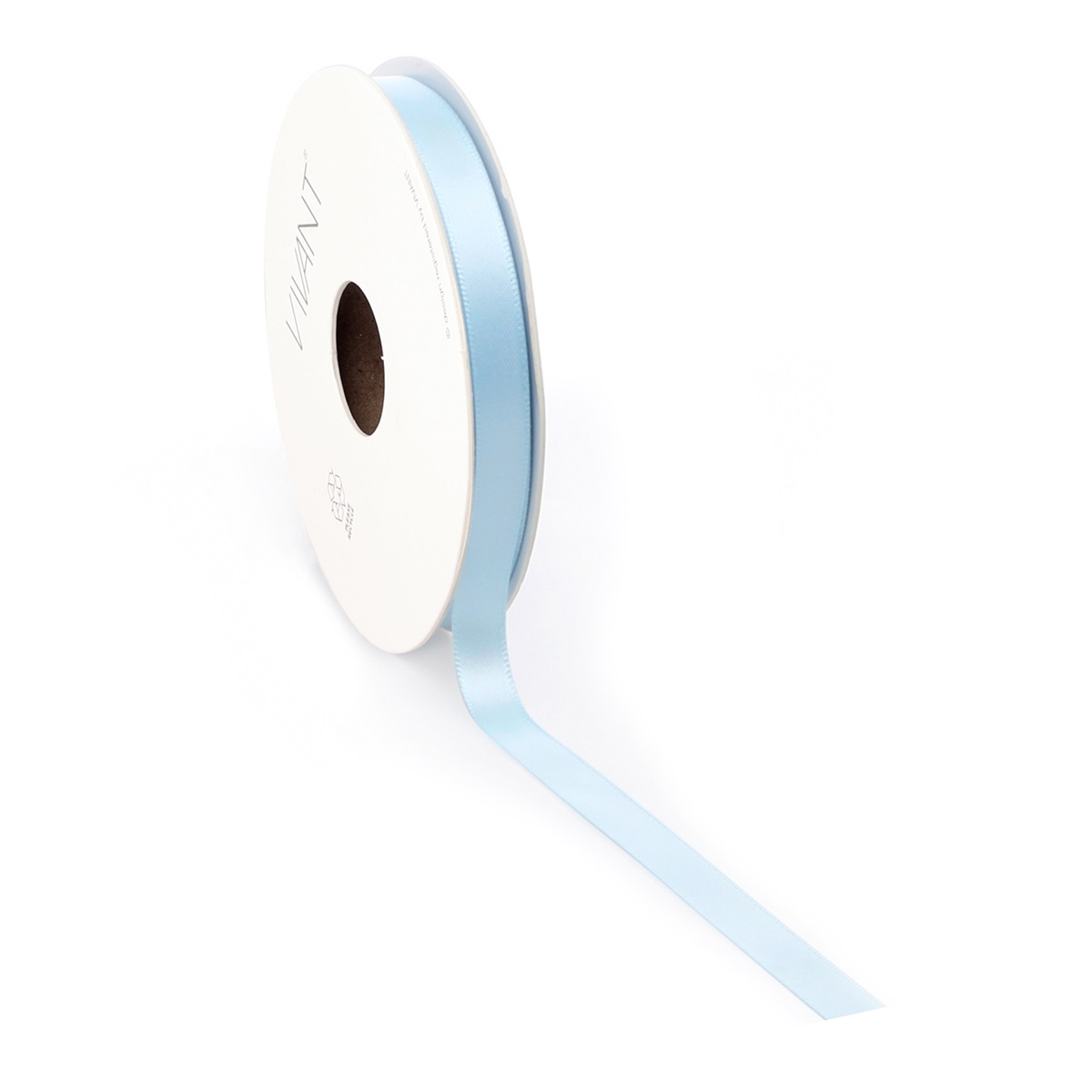 Borði satin 10mm*25m light blue