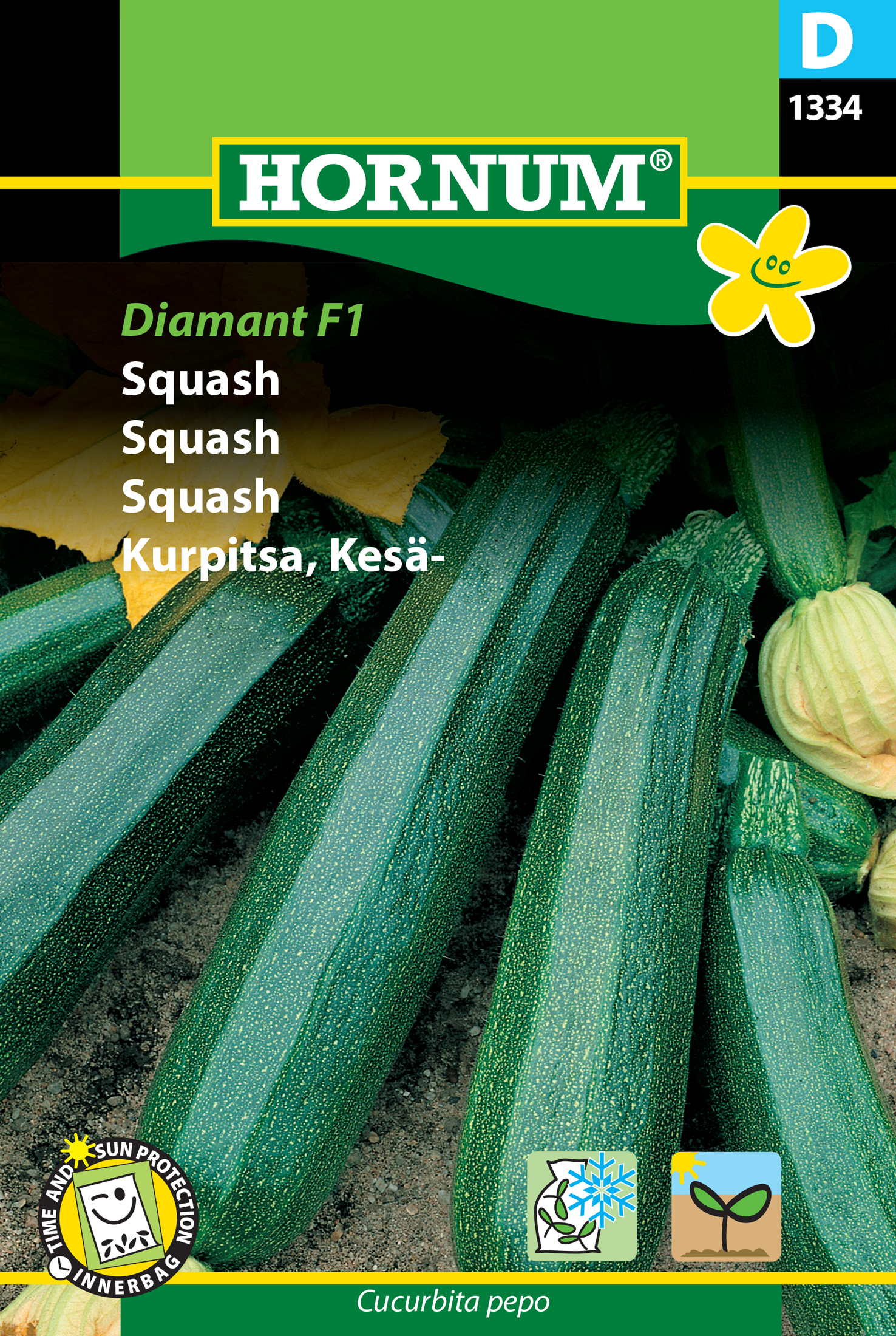 Fræ Kúrbít Cucurbita pepo Diamant F1