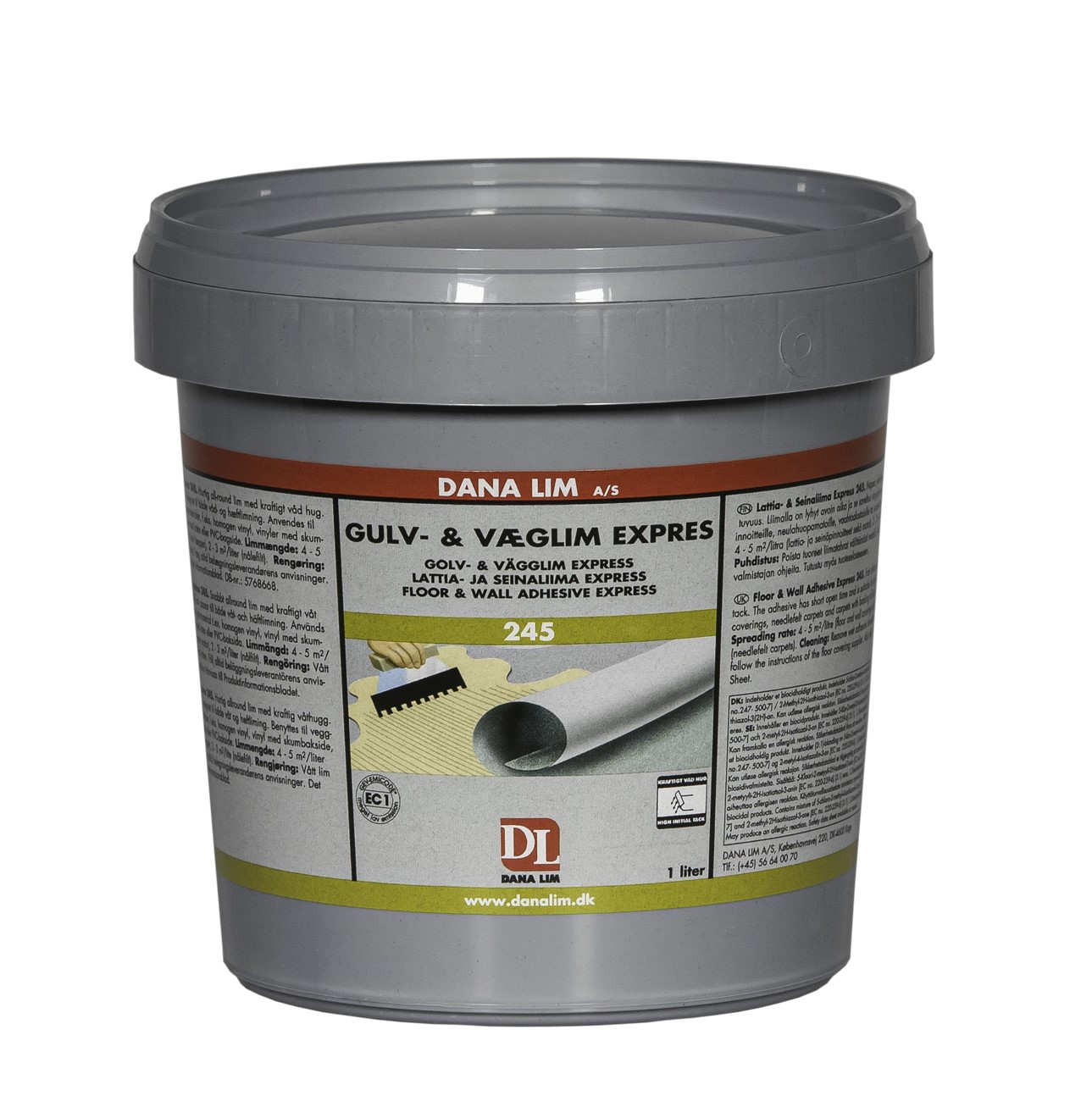 Dana Lim Gulv- & Væglim Ekspres 245 1 ltr
