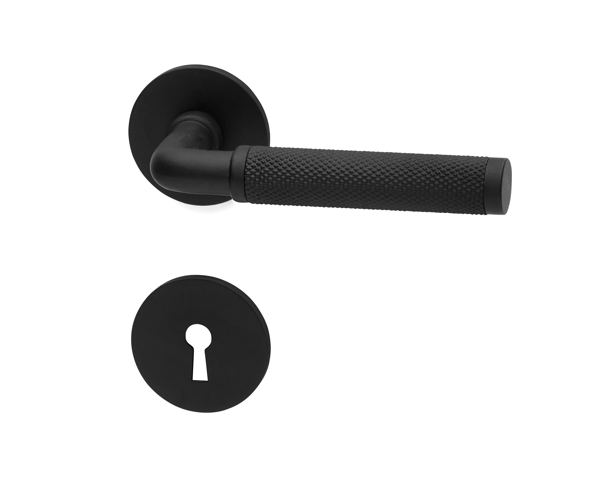 Hurðarhúnn Lexington svartur Habo CC30 inni - 18961