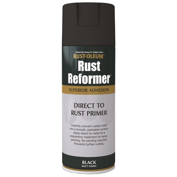 Rust-Oleum Rust Reformer svartur 400 ml.