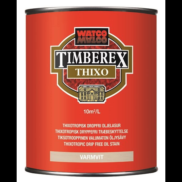 Timberex Thixo viðarvörn varmhvit 1 ltr
