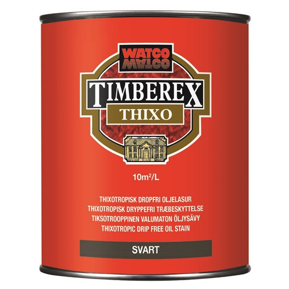 Timberex Thixo viðarvörn svart 1 ltr