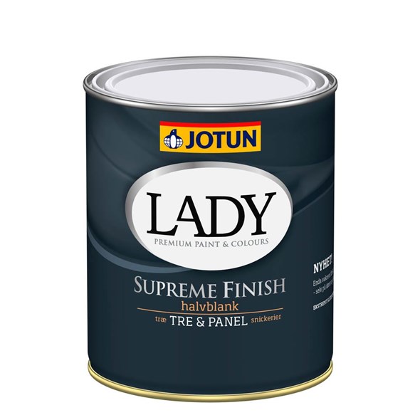 Lady Supreme Finish Halvblank hvítt 0,68 ltr