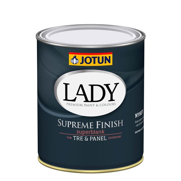 Lady Supreme Finish Blank hvítt 0,68 ltr