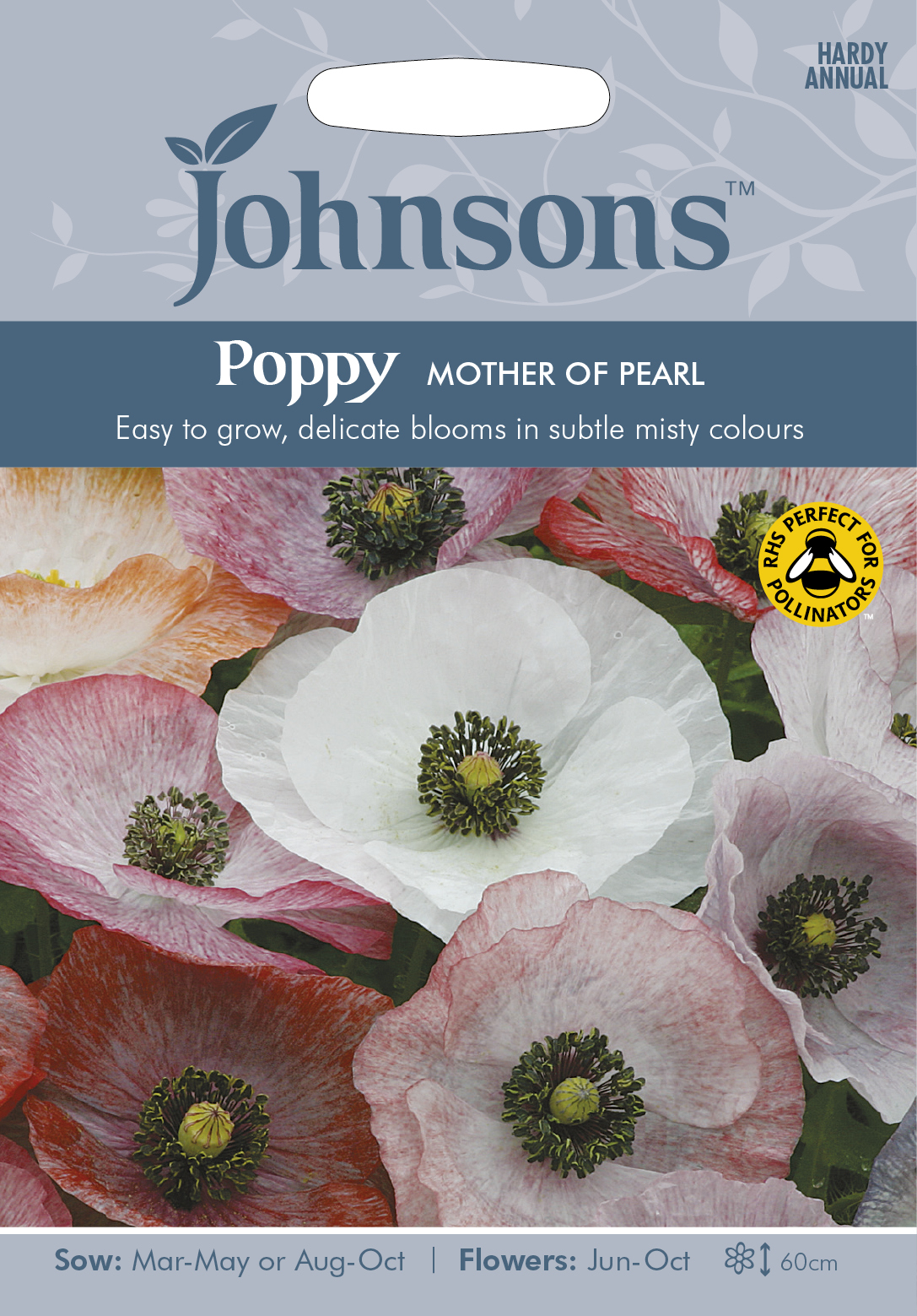 Fræ Poppy Mother of Pearl