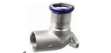 PRESS VEGGHNÉ RYÐFRÍTT 18X1/2"