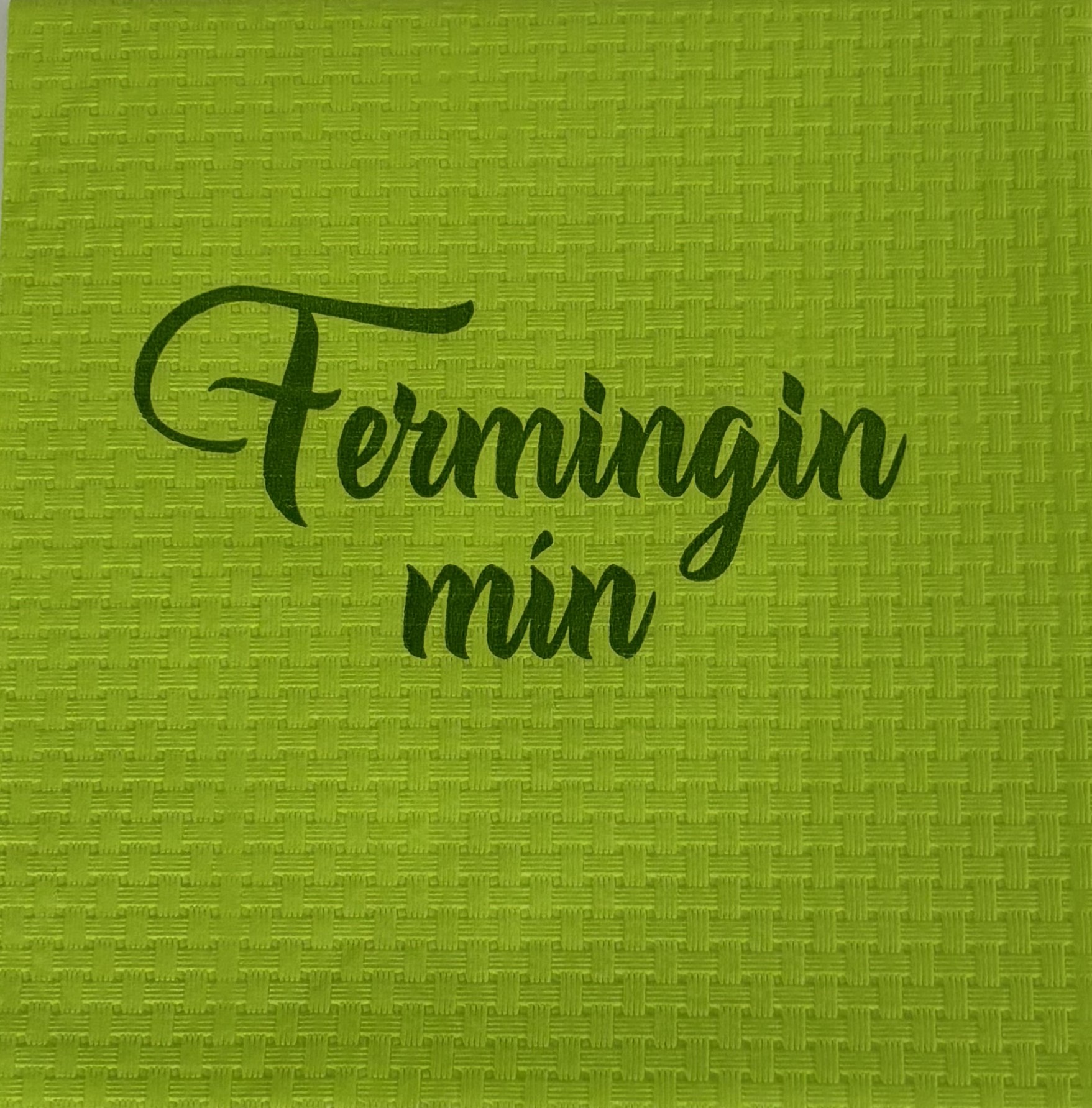 Serv. Fermingin mín 15stk lime grænar