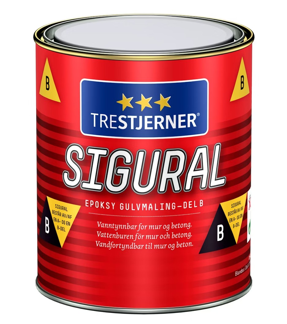 Gólfm. epoxý Sigural herðir B þáttur 0,84L