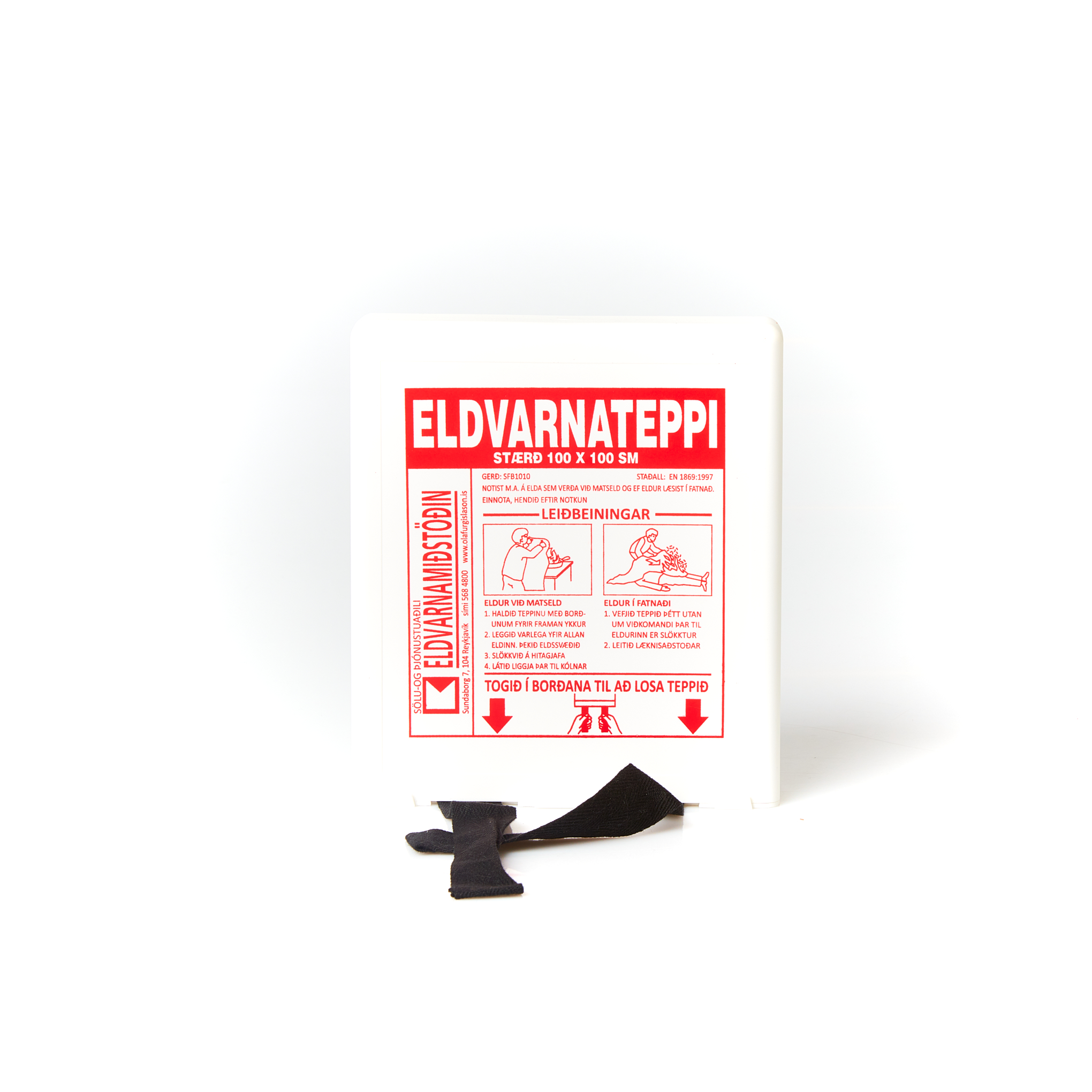 ELDVARNARTEPPI 100x100CM STARKIN EN STAÐ