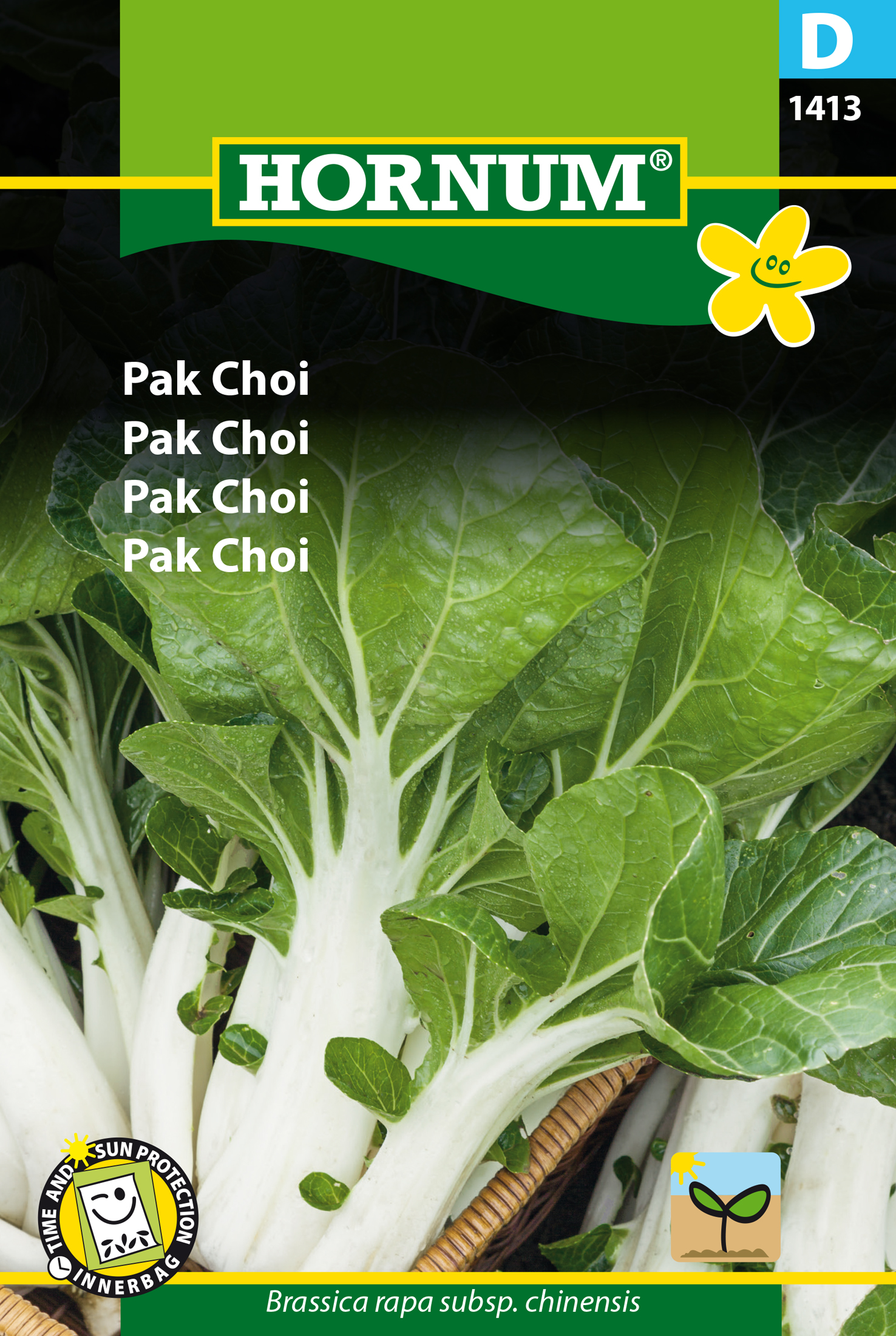Fræ Blaðkál Brassica rapa subsp. chinensis Pak Choy