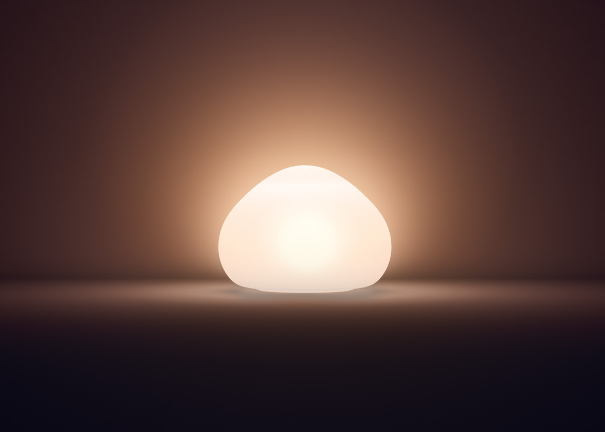 Borðlampi Philips Wellner hvítur POD-44401-56-16