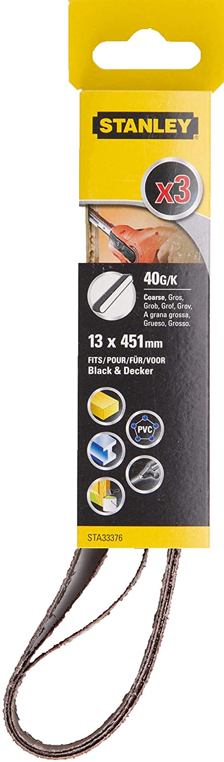 SLÍPIBAND 13MM GR 40(3) TRÉ/JÁRN