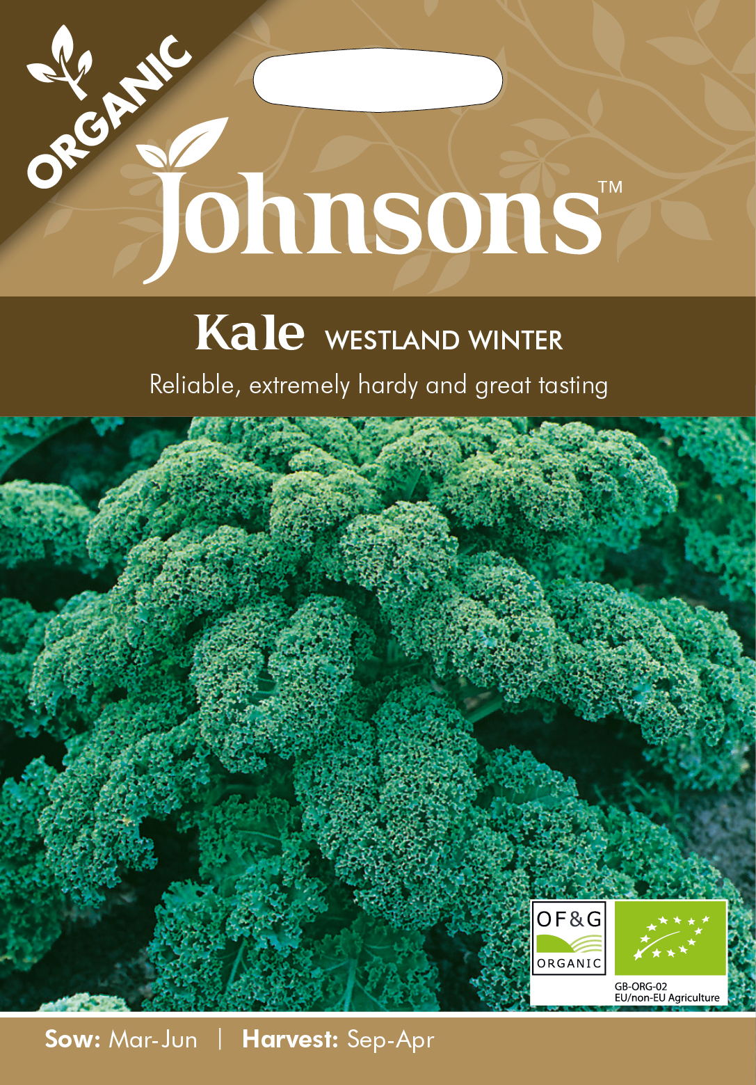 Fræ Kale Westland Winter Organic
