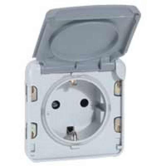 TENGILL PLEXO ÁN BOTNS 69570 IP55, 16A 250V, GRÁR