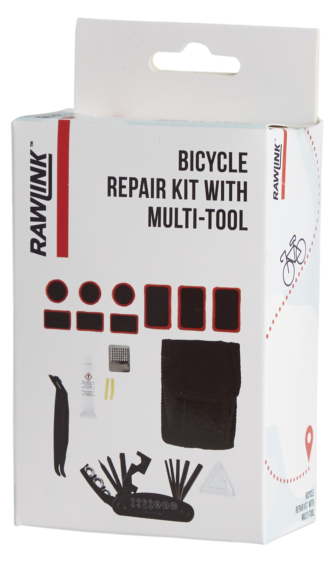 Reiðhj. Verkfæra sett og bætur