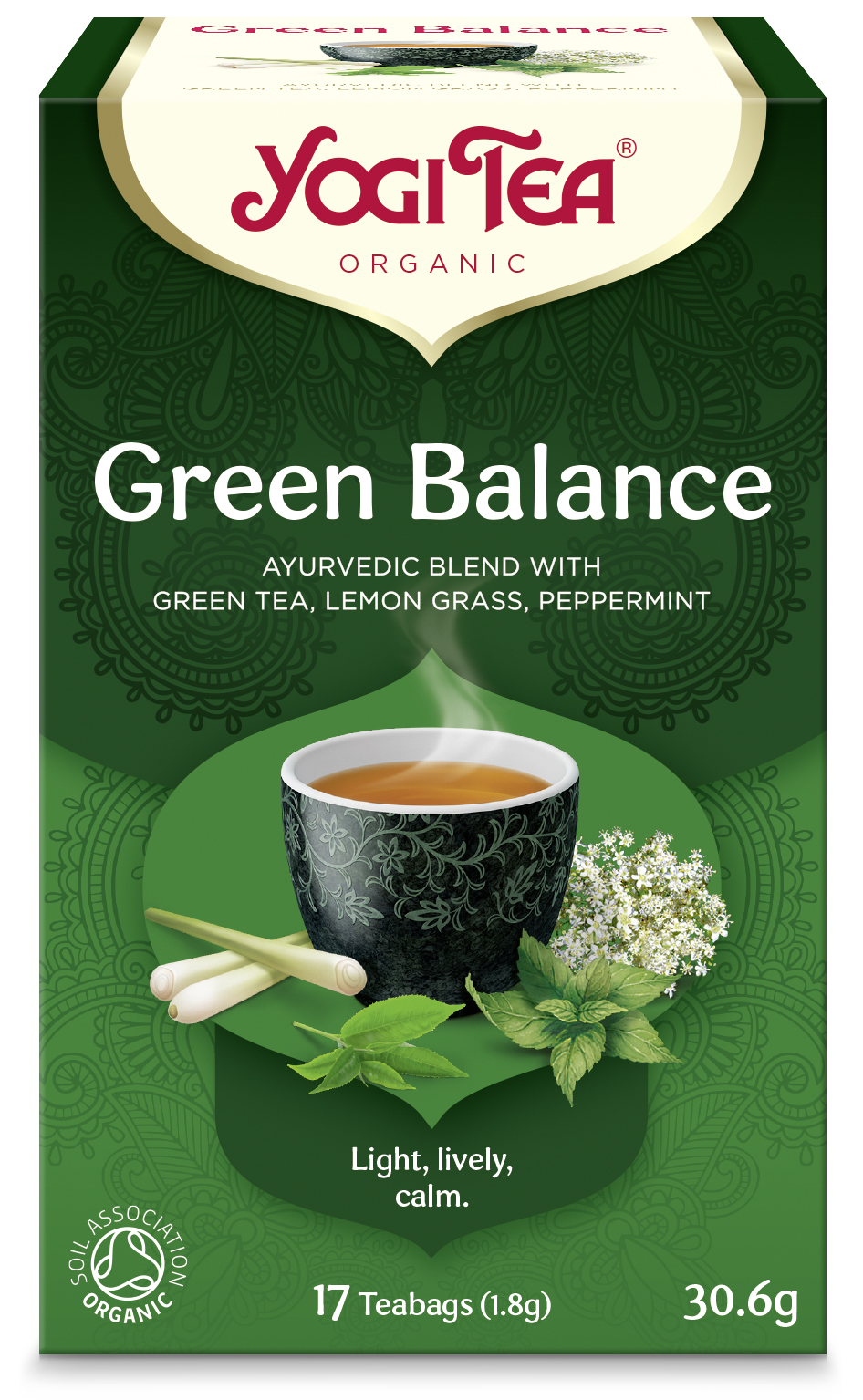 Te Yogi Green Balance 17stk.