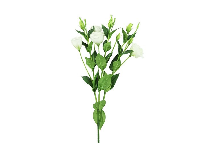 Gervi Lisianthus 77cm hvítur