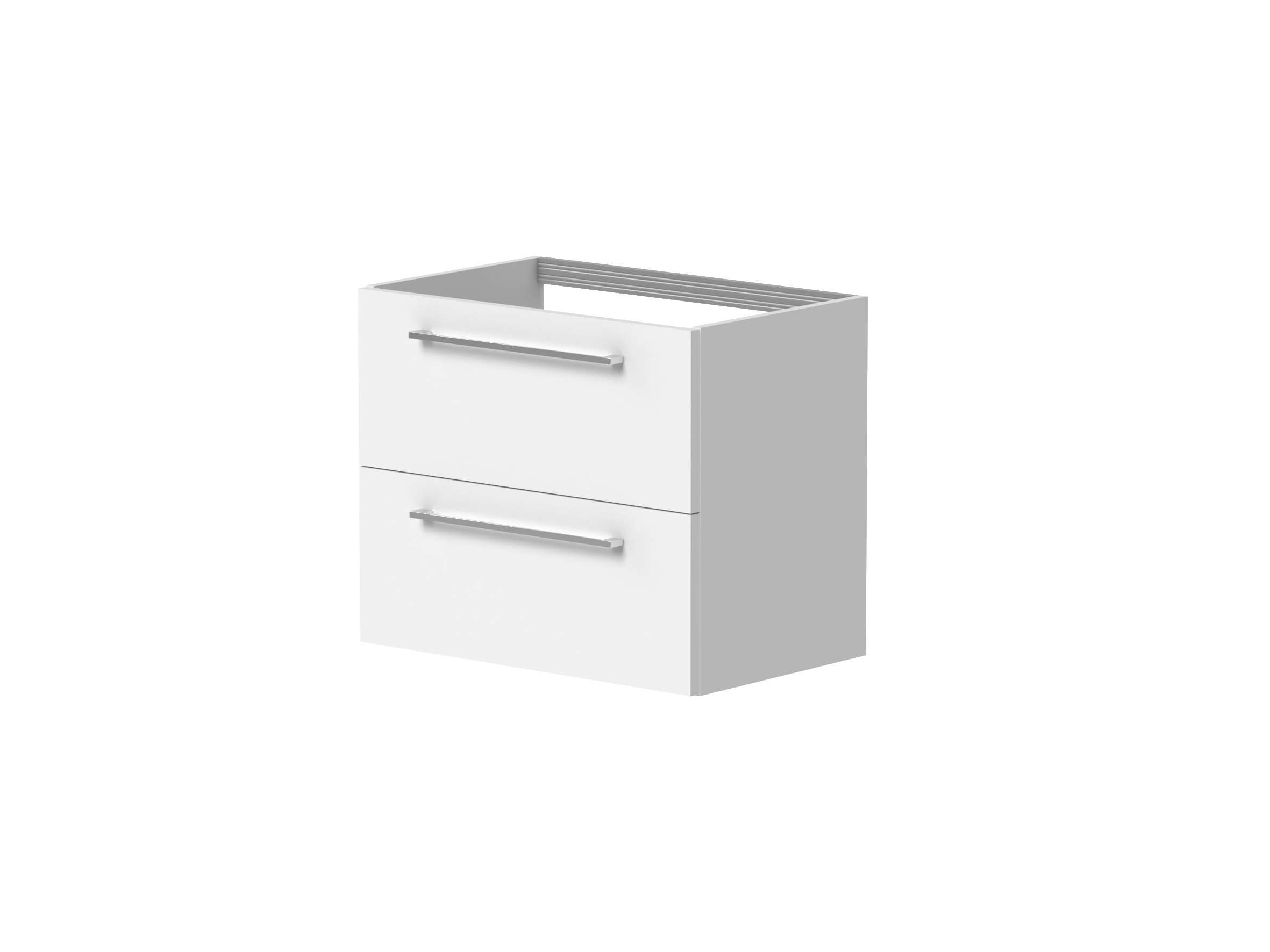 Vaskaskápur DUET hvítur 59x38 BU/6-2DR/D1