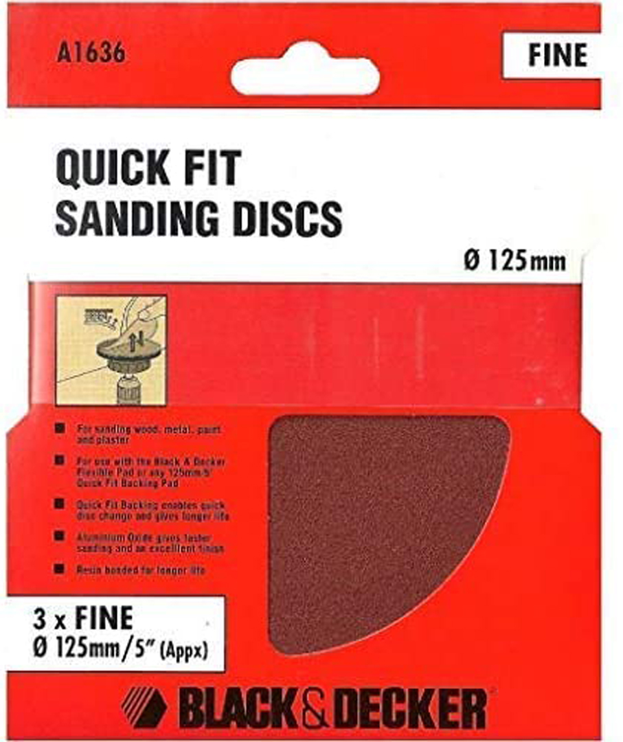 SANDPAPPÍR 125MM 60 FRANSKUR LÁS