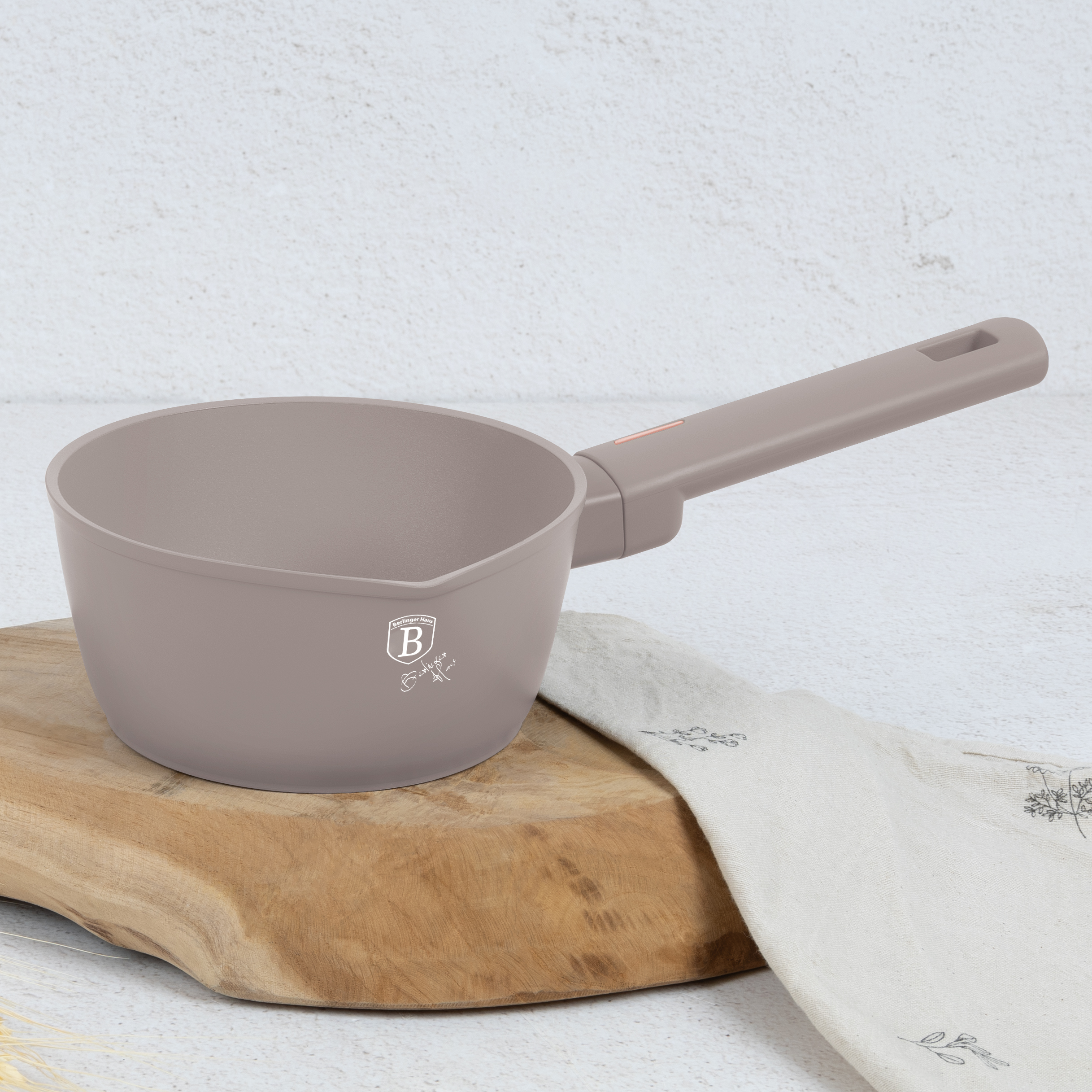 Sósupottur 16 sm, matt/grár