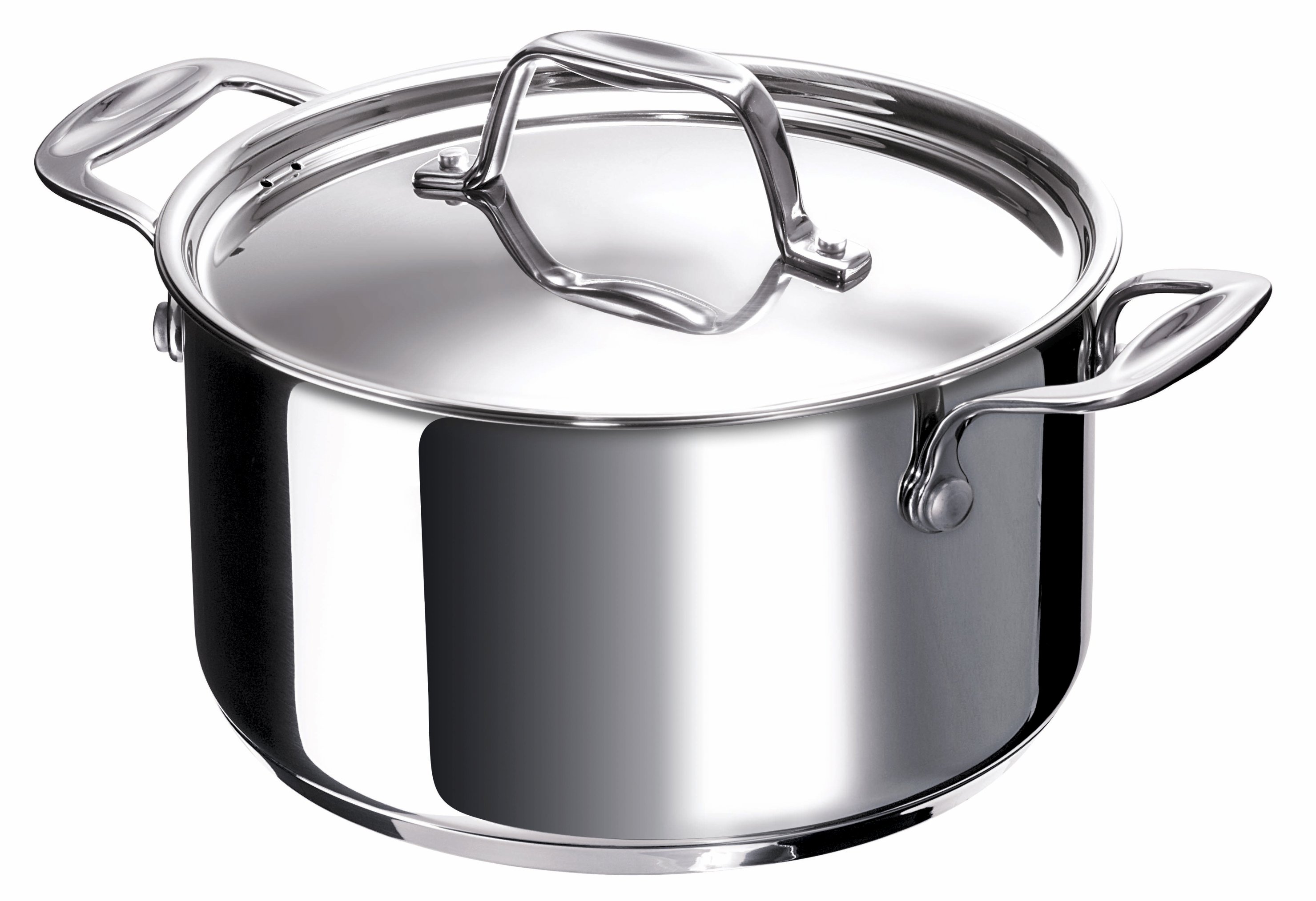 Pottur með loki 24 cm 5 ltr. Beka