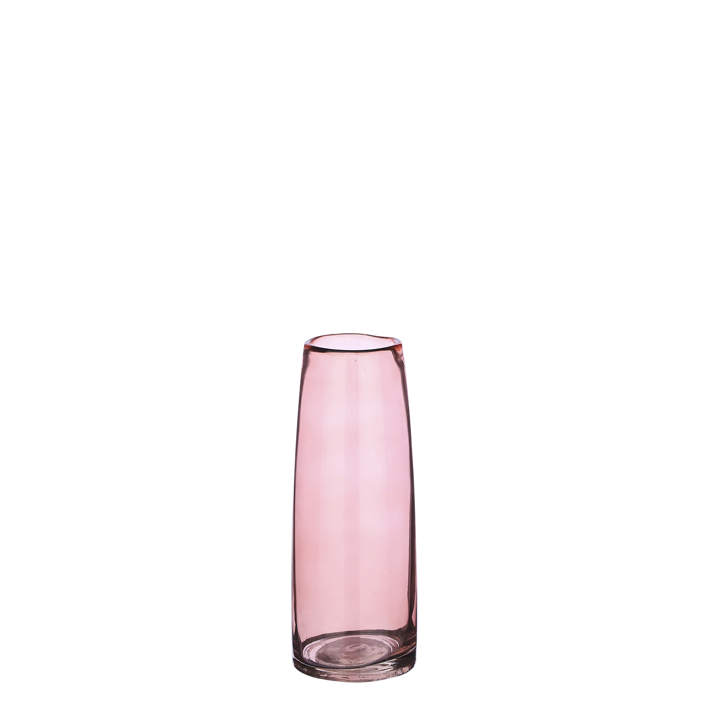 Blómavasi Xandra bleikur H23,5*7cm