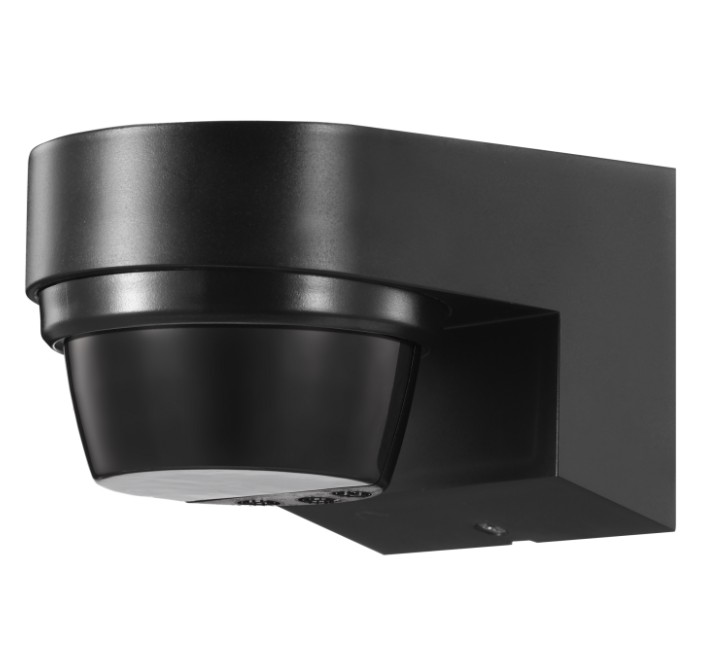 HREYFISKYNJARI SVARTUR Á VEGG CR-289/B 240° 10M 2000W IP65