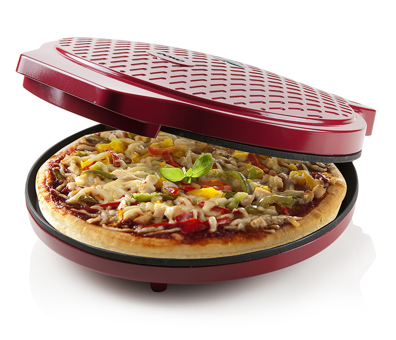 DomoMy Express pizzaofn 30 cm rauður