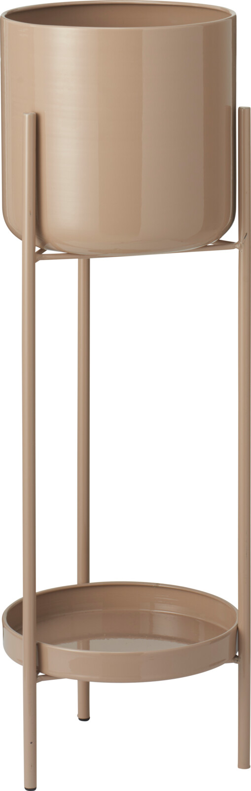 Blómapottur á standi sand stór