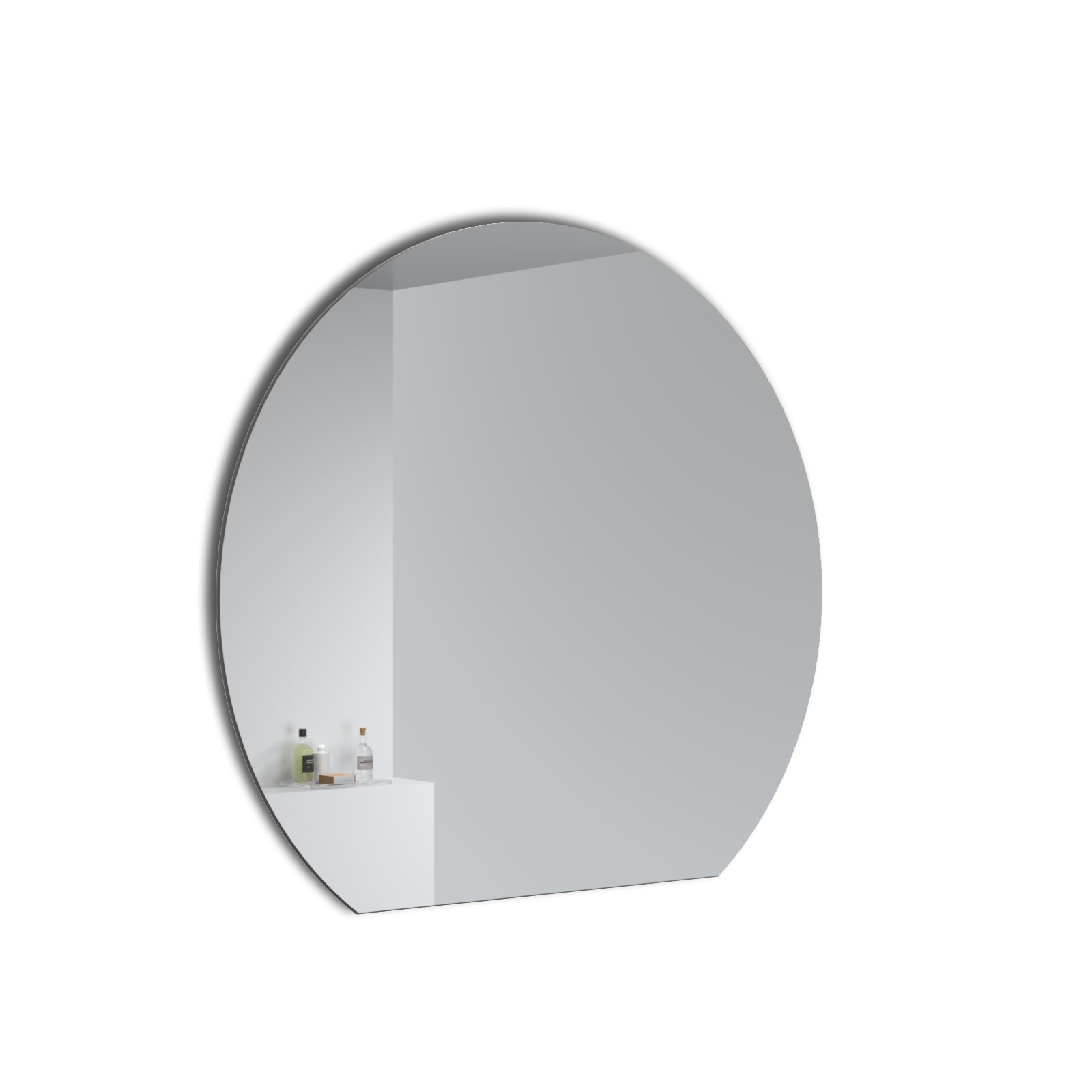 Kamé  SEMIROUND spegill 120 cm með ljósi