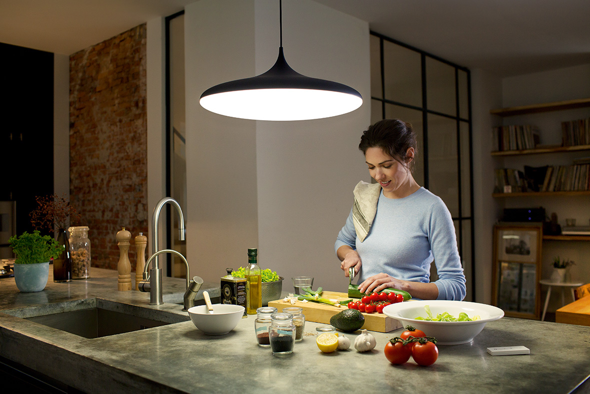 Loftljós Philips Cher HUE Pendant Svartur