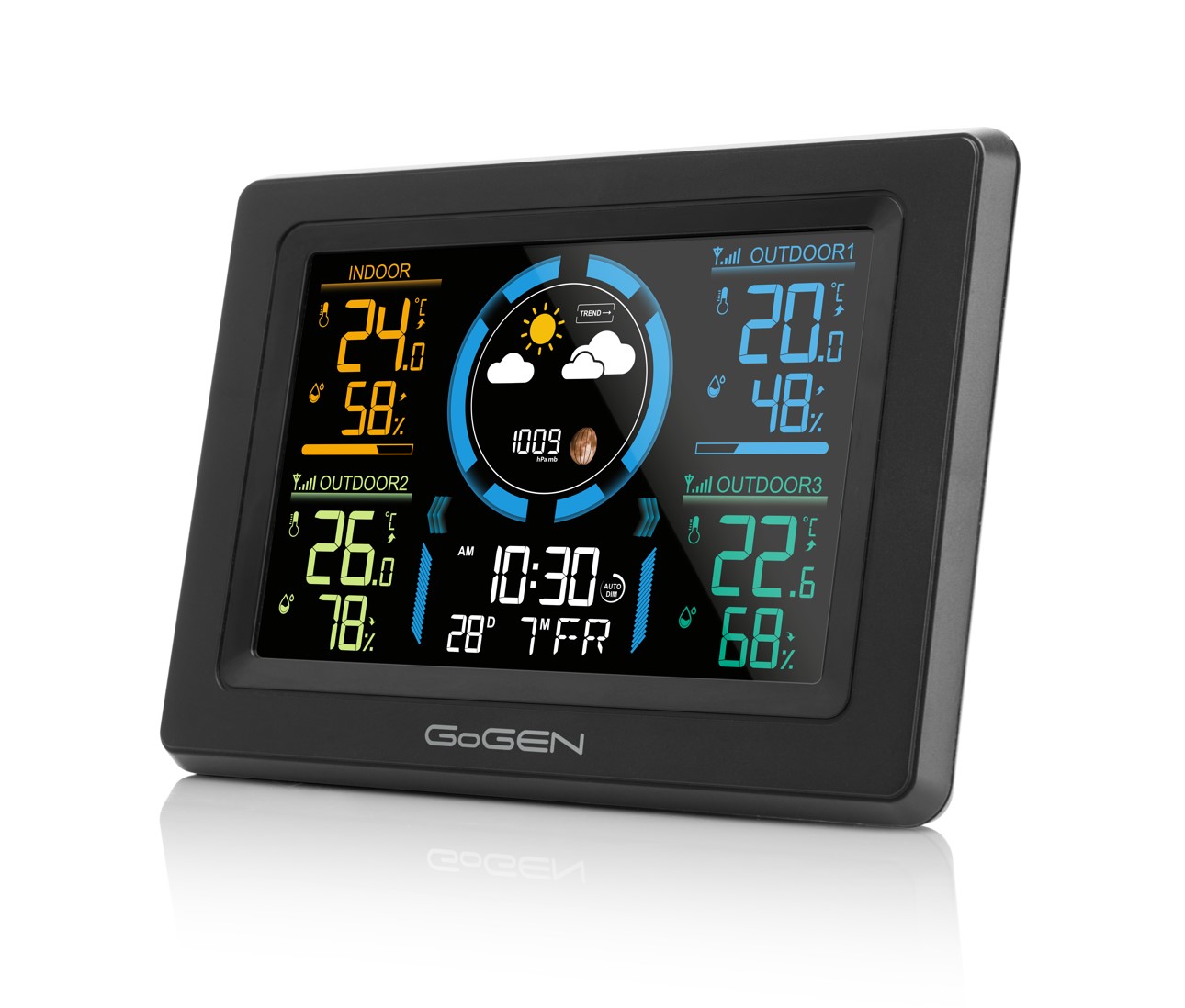 Veðurstöð GoGen svört