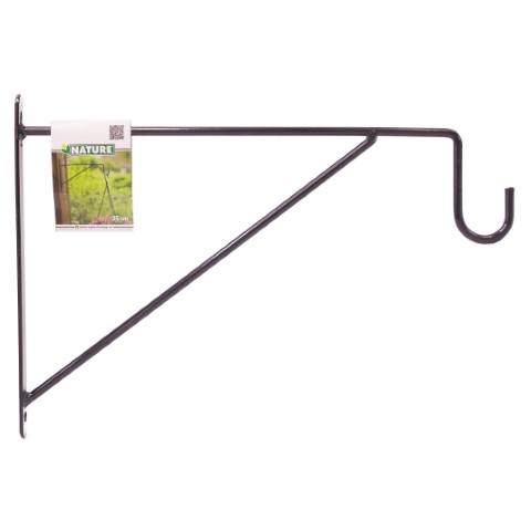 Veggkrókur 35cm dökkgrár