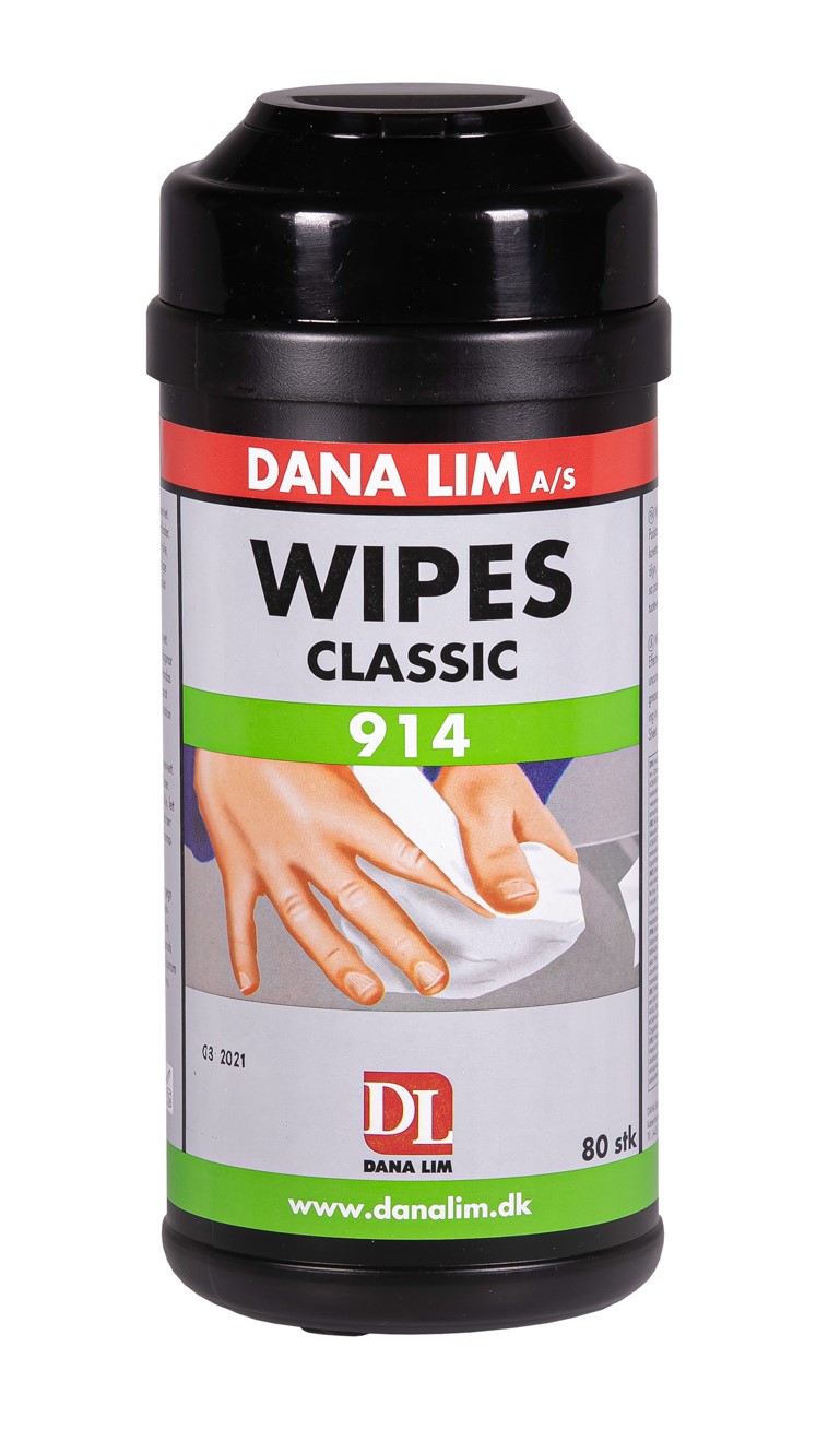 Hreinsiklútar Dana Lim Wipes Classic 914 80 stk