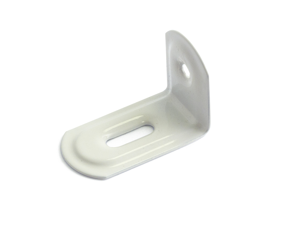 Borðvinkill hvítur 25x 41x23 mm, 4 stk í pk