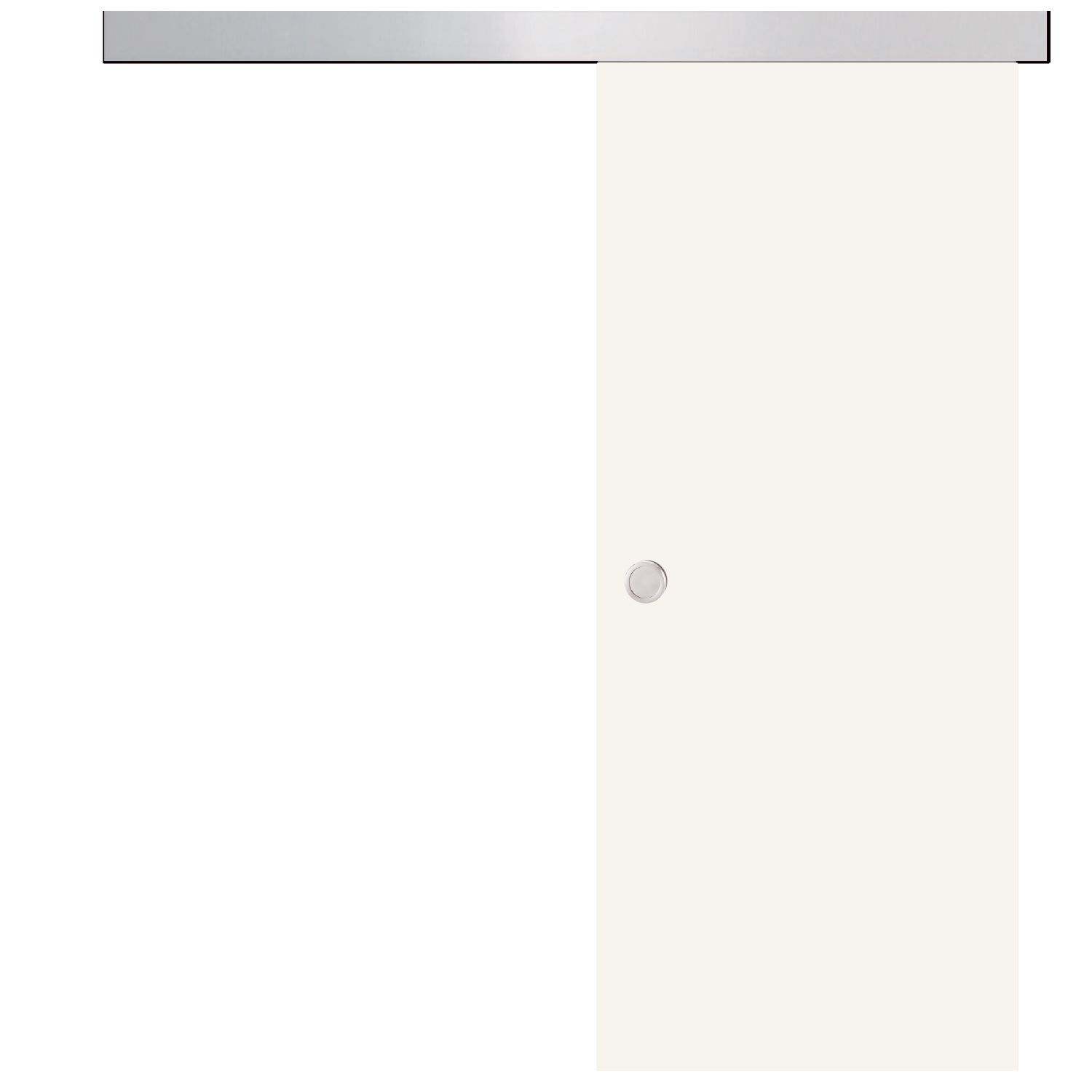 RENNIHURÐ HVÍT 850x2050 *MORALT