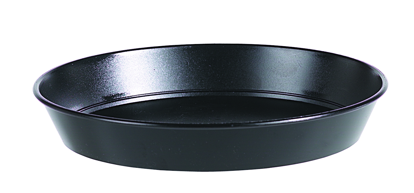 Undirskál plast svört 12cm