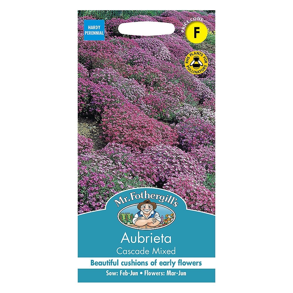 Fræ Aubrieta Cascade Mixed
