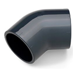 PVC h-hné 50mm 45° límt