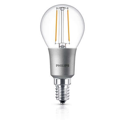 Led Kúlupera glær E14 25W dimmanleg