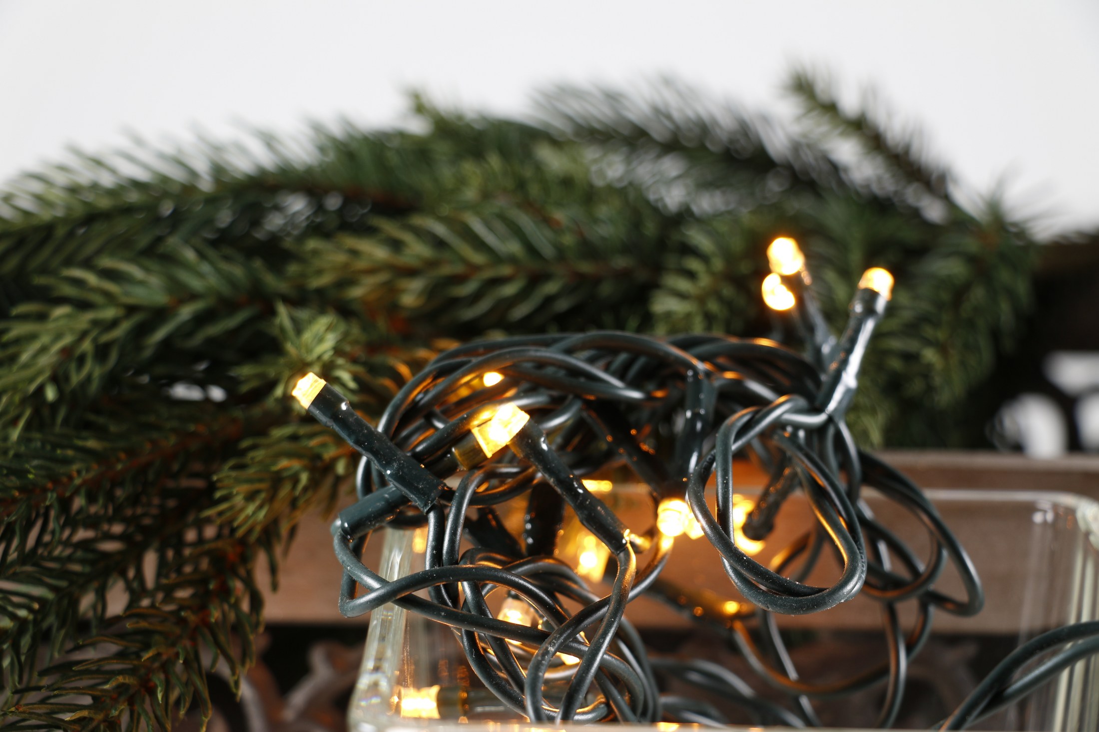 Frost 20 ljósa innisería í hlýjum hvítum