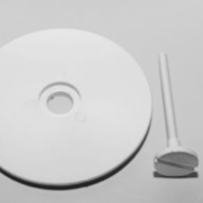 LOFTDÓSALOK M. MIÐJUSKRÚFU P1, 214PO   3/16 gengjur  logk