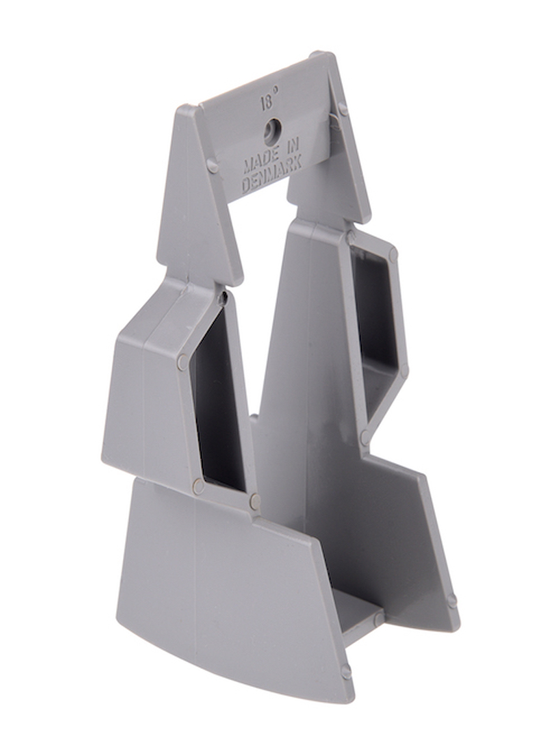 HALLASTK Á PLASTRENNUB*100MM GRÁTT