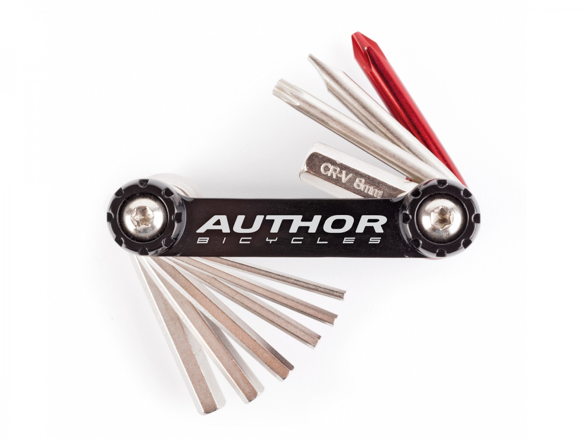 Reiðhj. Verkfærasett AHT Multiped 10 sv/silf