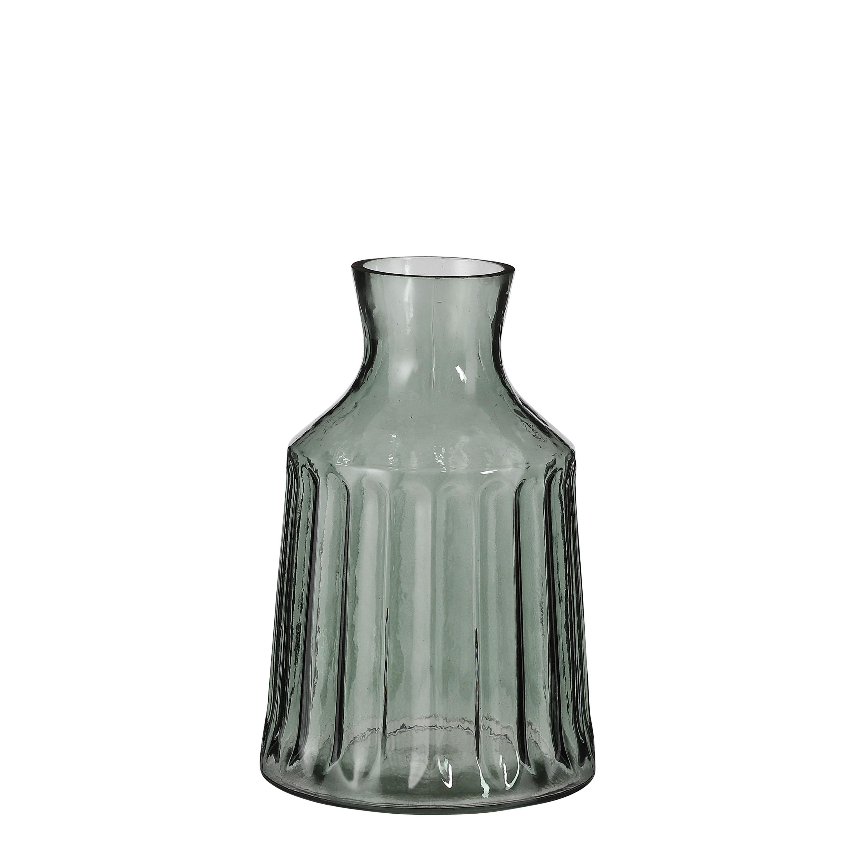 Vasi Tammy 15*h23cm grænn gler