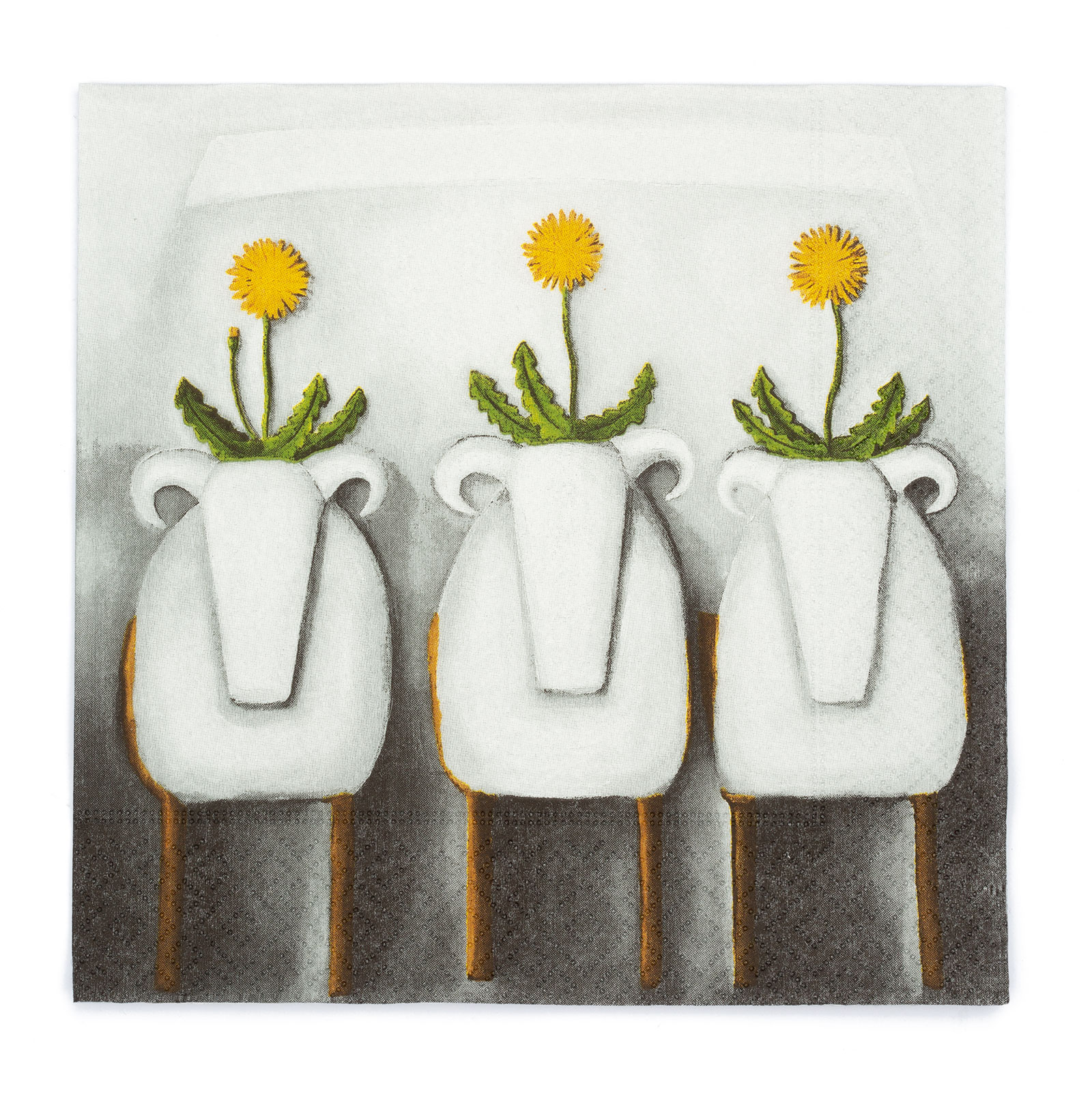 Servíetta Hekla Þríeykið