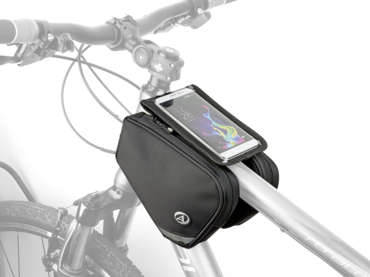 Reiðhj. Taska við stýri f. síma A-R282 MPP svart